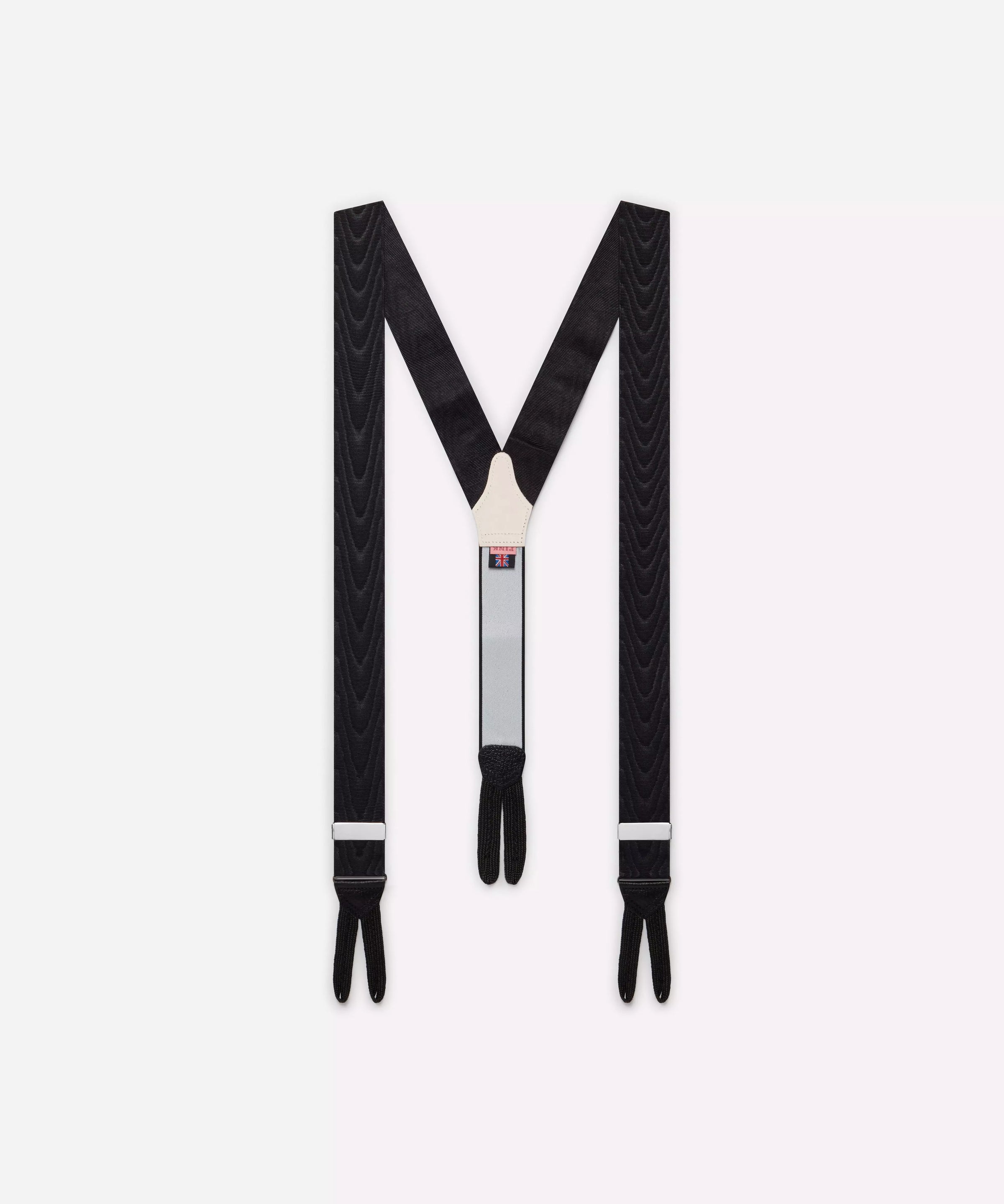Black Moire Evening Braces