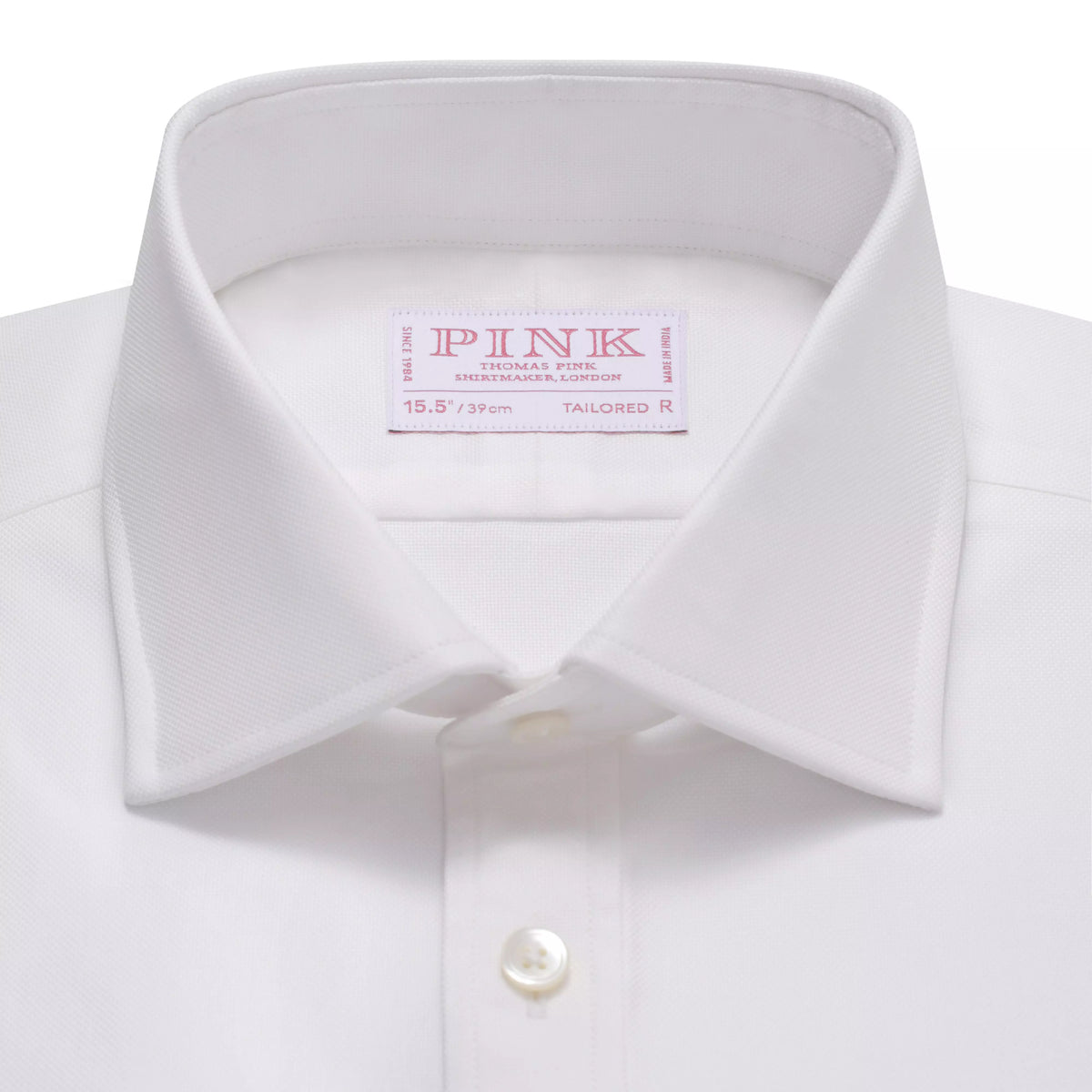 White Tailored Fit Royal Oxford Formal Shirt