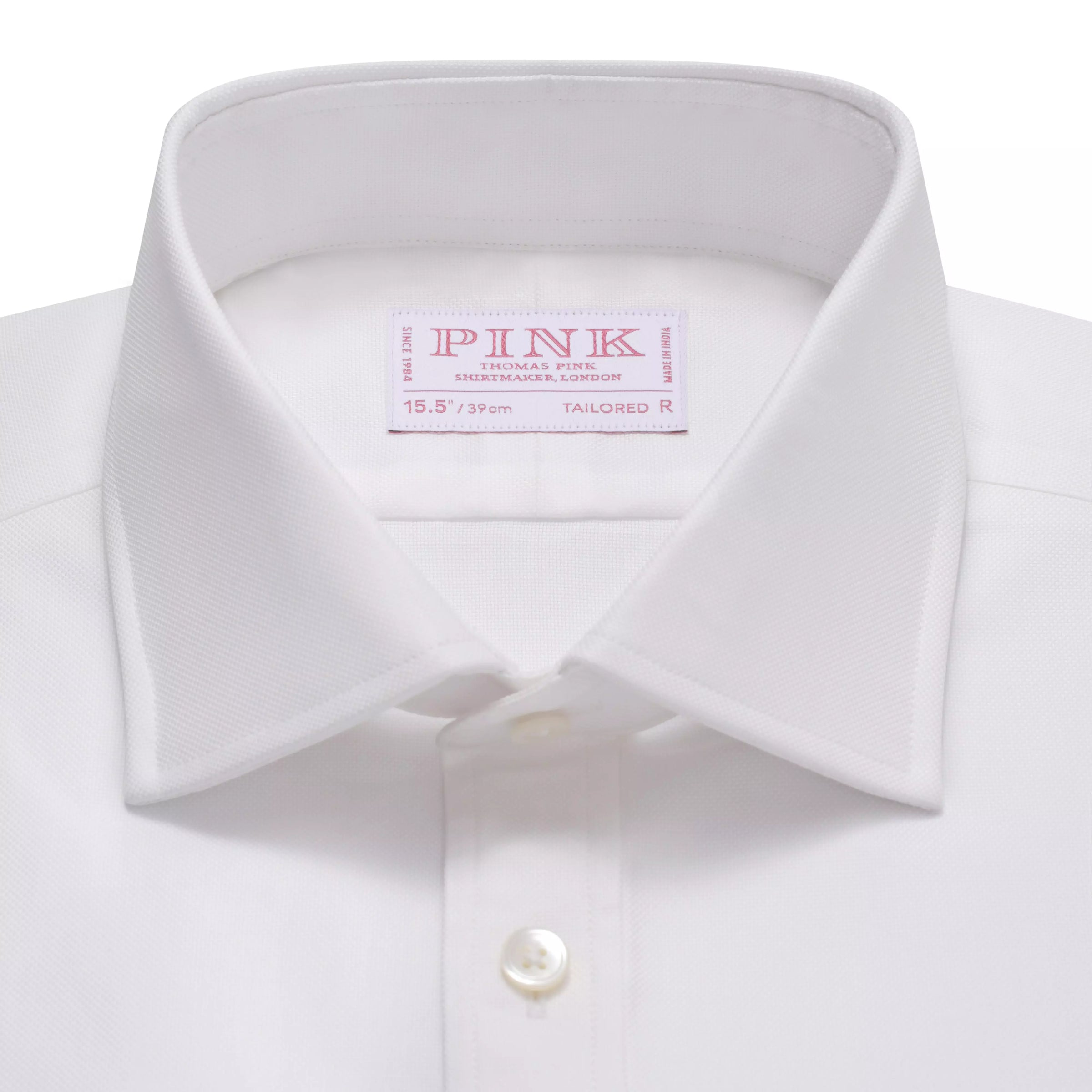 White Tailored Fit Royal Oxford Formal Shirt