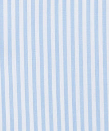Pale Blue & White Tailored Fit Core Poplin Bengal Stripe Formal Shirt