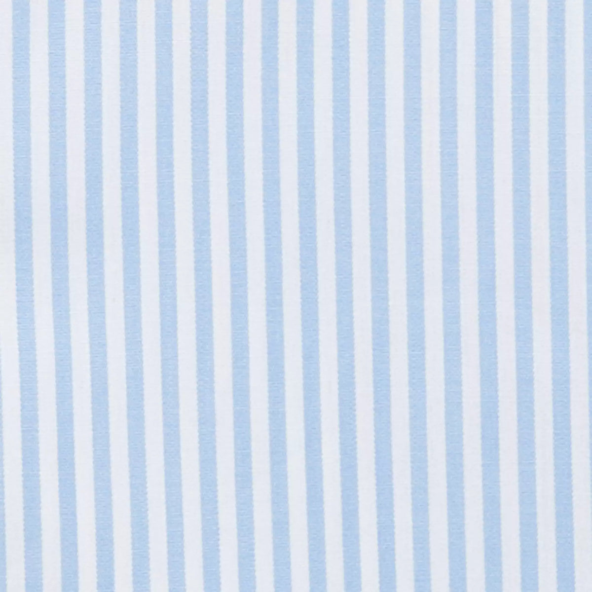 Pale Blue & White Tailored Fit Core Poplin Bengal Stripe Formal Shirt