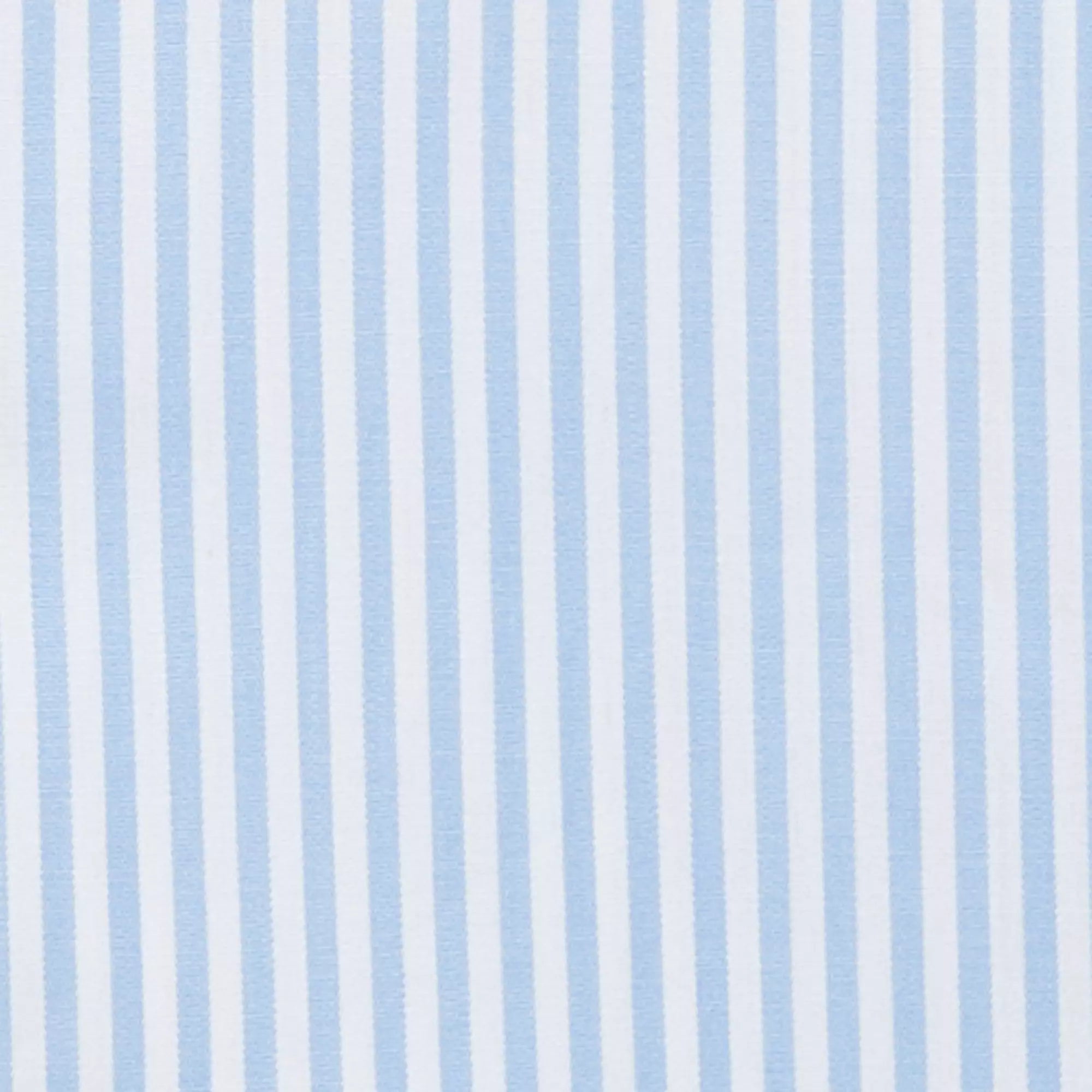 Pale Blue & White Tailored Fit Core Poplin Bengal Stripe Formal Shirt