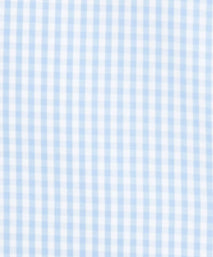 Pale Blue & White Classic Fit Core Poplin Gingham Formal Shirt