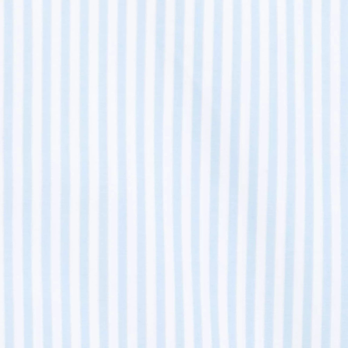 Pale Blue & White Classic Fit Double Cuff Core Poplin Bengal Stripe Formal Shirt