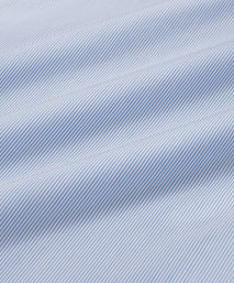 Sky Blue & White Athletic Fit Fancy Fine Stripe Formal Shirt