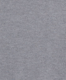 Pale Grey Knitted Crew Neck Sweatshirt