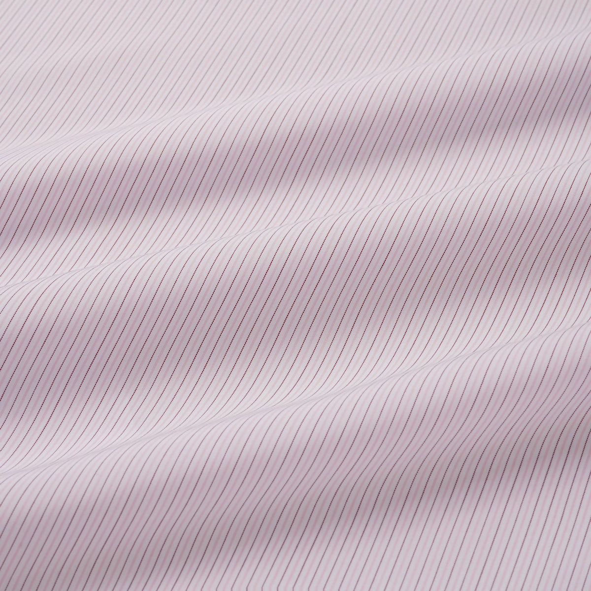 Pale Pink & White Tailored Fit Fine Vintage Stripe Formal Shirt