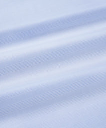 Pale Blue & White Classic Fit Double Cuff Prince of Wales Check Formal Shirt